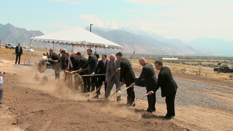 Thumbnail for entry Xactware Groundbreaking Ceremony Highlights