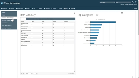 Punchlist Manager version 18.0 Overview