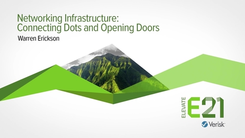 Thumbnail for entry Networking Infrastructure: Connecting Dots and Opening Doors