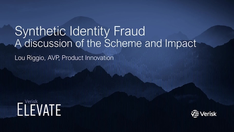 Thumbnail for entry Fabricated Fraud – Fighting Synthetic IDs in Claims
