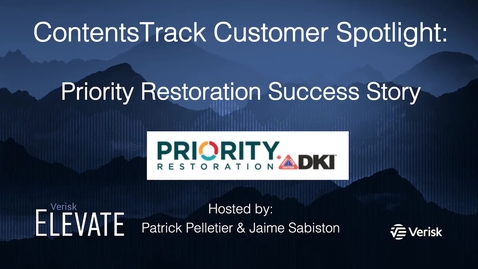 Thumbnail for entry ContentsTrack Customer Spotlight: Priority Restoration Success Story