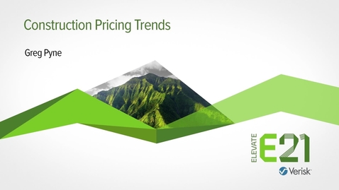 Thumbnail for entry Construction Pricing Trends