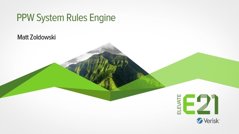 Thumbnail for PPW System Rules Engine