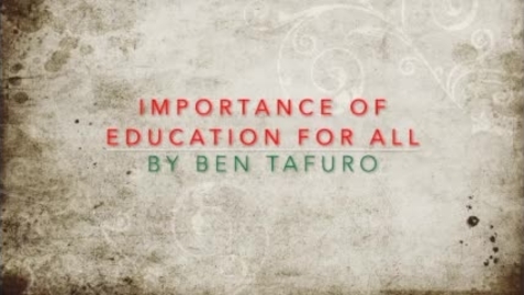 Thumbnail for importance of Education for All - Small
