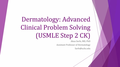 Thumbnail for 2024 ACPS: Dermatology (07.17.24)