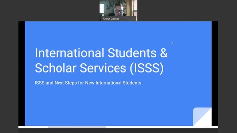 Thumbnail for FYE 2020: ISSS and Next Steps for International Students Starting Abroad