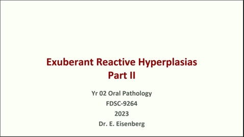 Thumbnail for OP08 - Exuberant Reactive Hyperplasia II