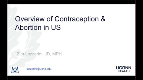 Thumbnail for Lazzarini-Overivew of Contraception and Abortion in US