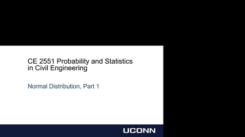 Thumbnail for Module  3.1 Normal Distribution: Part 1
