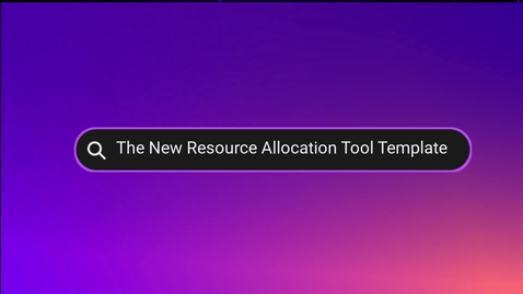 Thumbnail for The Resource Allocation Tool