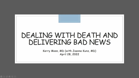 Thumbnail for Kick-Off 2022: Death and Dying (4.28.2022)