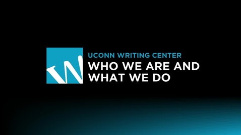 Thumbnail for UConn WC Tutor Talk Video