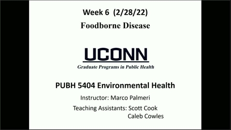 Thumbnail for PUBH 5404-F40 Environmental Health (2.28.2022)