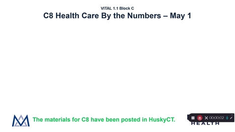 Thumbnail for Health Care By the Numbers - Announcement
