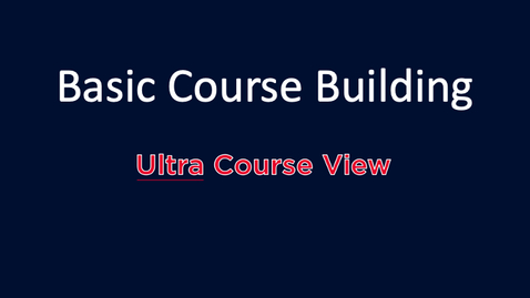 Thumbnail for Basic Course Building in Ultra