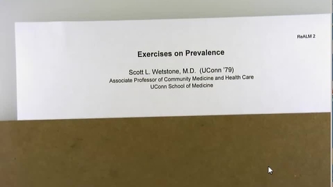 Thumbnail for EBDM 2a Exercises - Prevalence