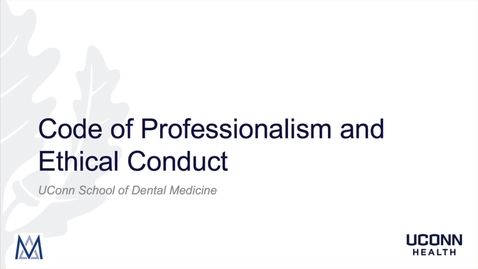 Thumbnail for SDM Code of Professionalism and Ethical Conduct