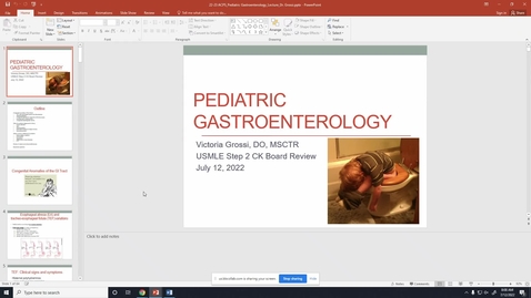 Thumbnail for entry ACPS '22: Pediatric Gastroenterology (Grossi)