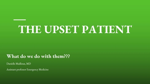 Thumbnail for TTR21 Upset Patients