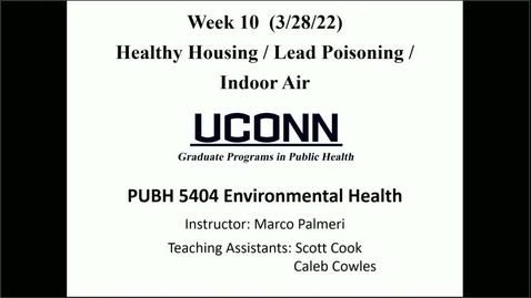 Thumbnail for PUBH 5404-F40 Environmental Health (3.28.2022)