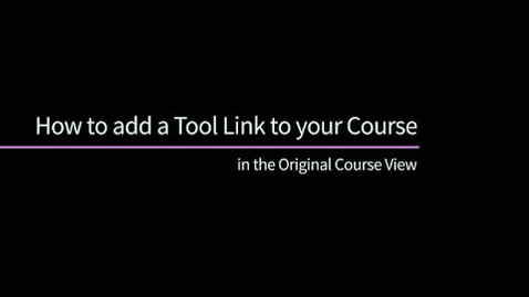Thumbnail for How to add a link to your course