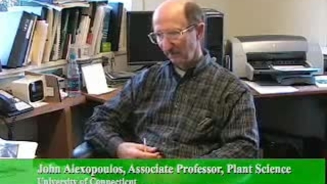 Thumbnail for Dr. John Alexopoulos, Associate Professor, Plant Science, UConn