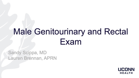Thumbnail for Male Genitourinary and Rectal Exam