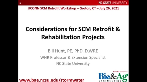 Thumbnail for entry Stormwater Control Measures (SCM) Retrofit &amp; Rehabilitation Project Considerations