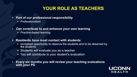 Thumbnail for TTR: Residents as Educators