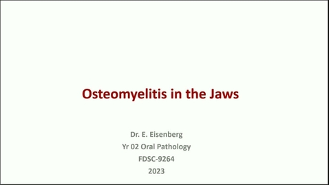Thumbnail for FDSC 9264 OP23-14 Osteomyelitis