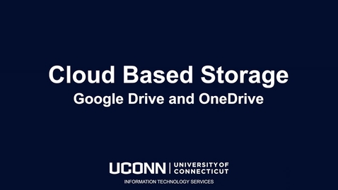 Thumbnail for Cloud Based Storage
