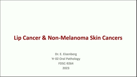 Thumbnail for FDSC 9264 OP23-27: Cancer V Skin / Basal / SCCa