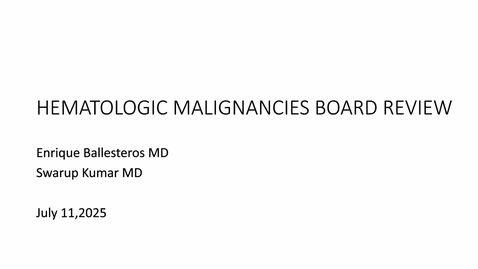 Thumbnail for ACPS Hematology