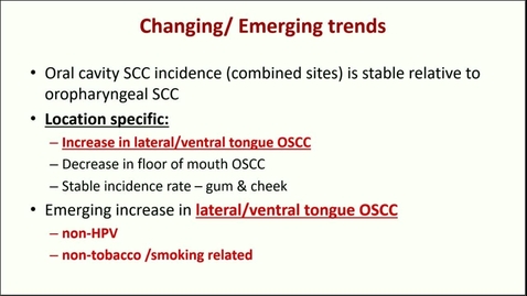 Thumbnail for FDSC 9264 OP23-22: Oral Cancer II