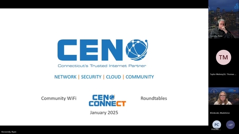 Thumbnail for Community Wi-Fi Info Session 2 (Applicants) 1/14/25 Meeting Recording