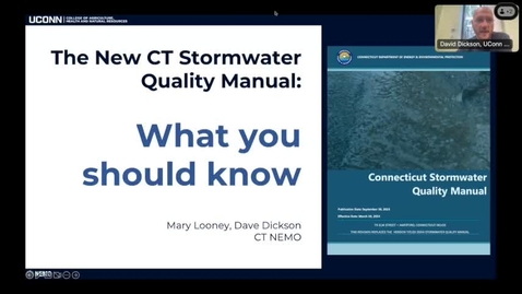 Thumbnail for CT New Stormwater Quality Manual Webinar