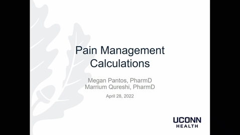 Thumbnail for entry Kick-Off 2022: Pain Management (4.28.2022)