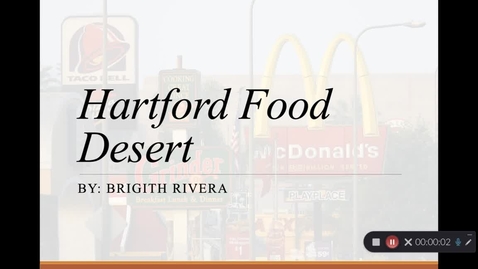 Thumbnail for entry Hartford Food Desert