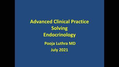 ACPS '21 Endocrine Part 1 - University of Connecticut - MediaSpace