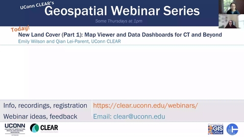 Thumbnail for New Land Cover (Part 1): Map Viewer and Data Dashboards for CT and Beyond