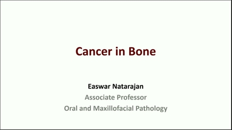 Thumbnail for entry FDSC 9264 OP23-24: Cancer in Bone