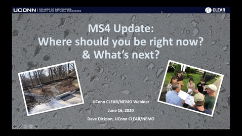 Thumbnail for Year 3 and 4 MS4 Update