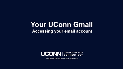 Thumbnail for Your UConn Gmail