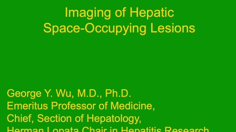 Thumbnail for E2-07 Hepatic Imaging