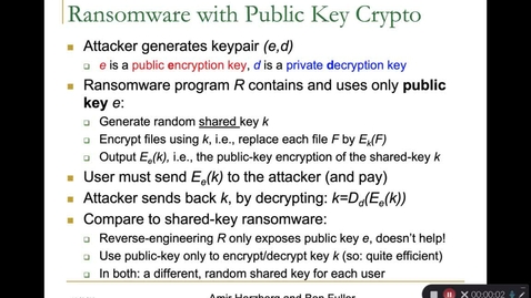 Thumbnail for entry Lab 3: Ransomware with PKC