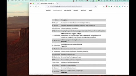 Thumbnail for EEB 5348 - 7 November 2023
