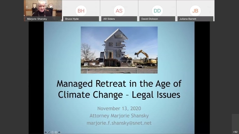 Thumbnail for entry Managed Retreat in the Age of Climate Change - Legal Issues