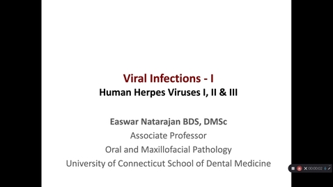 Thumbnail for entry OP-11 Viral Infections I - HHV I and II