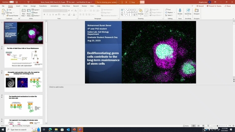 Thumbnail for BSGSRD ’23: 04 Area of Concentration Oral Presentations