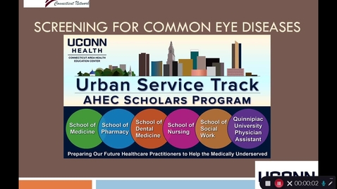 Thumbnail for Screening for Common Eye Diseases - Module for AHEC/UST